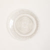 Image of Plato playo de vidrio labrado