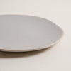 Image of Plato postre monastir gris borde natural 20 cm