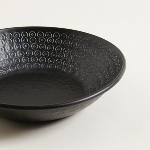 SET X 3 BANDEJAS/BOWLS REDONDAS DE METAL NOIDA 26/28/33CM