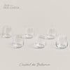 Image of set x 6 vasos de cristal de bohemia anser 400 ml