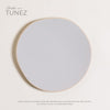 Image of Plato playo monastir neo gris borde natural 27 cm