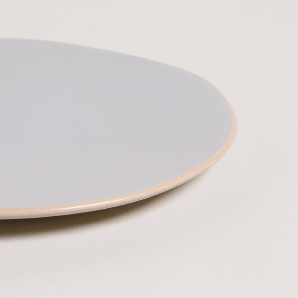 Plato playo monastir neo gris borde natural 27 cm