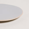 Image of Plato playo monastir neo gris borde natural 27 cm