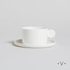 Image of TAZA Y PLATO CAPRI 200 ML
