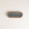 Image of Bandeja de madera esmaltada saha - gris