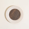 Image of Plato de postre fibra de bamboo prunus - 20 cm