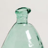 Image of Jarron de vidrio reciclado amorfo fayun turquesa