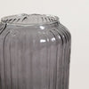 Image of JARRON DE VIDRIO RAYAS COBALTO 14,5X19,5 CM - 2000 ML