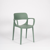Image of Silla Smile de plástico apilable, con apoya brazos