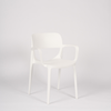 Image of Silla Smile de plástico apilable, con apoya brazos