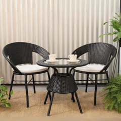 Set Rattan Altan Negro