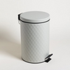 Image of CESTO DE BASURA ACERO ROMBOS GREY 12 L