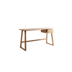 Escritorio de Madera de Álamo con Cajón