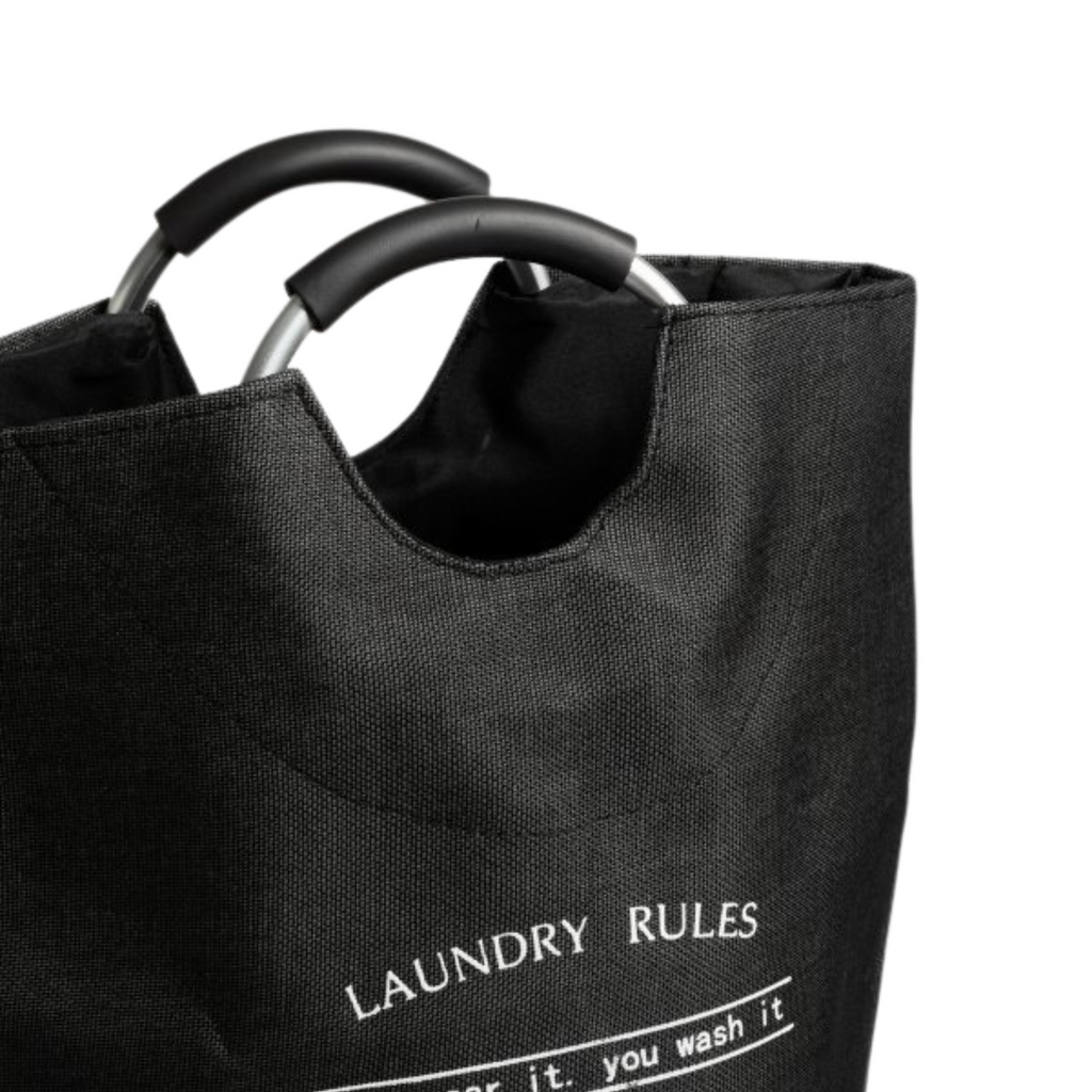 Cesto laundry rules con manija negro