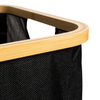 Image of Cesto laundry rules cuadrado negro
