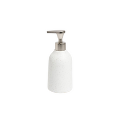 Dispenser granito silueta 19 cm - blanco