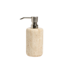 Dispenser mármol trevertino ovalado