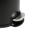 Image of Tacho redondo de acero cierre soft negro mate