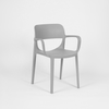 Image of Silla Smile de plástico apilable, con apoya brazos