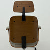 Image of Sillón Miller gerencial tapizado en ecocuero con madera