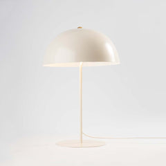 Lampara de mesa de hierro pantalla hongo