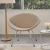 Image of Sillon OVO con patas Cromadas
