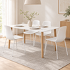 Image of Mesa Copenhague + 4 Sillas Aarhus - Blanca