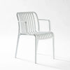Image of Silla linea tube de plástico con apoya brazos