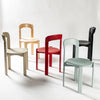 Image of Silla linea Rey de madera maciza de caucho