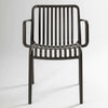Image of Silla linea tube de plástico con apoya brazos