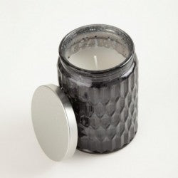 Vela sin Aroma en Pot de Vidrio Galvanizado. Modelos Varios