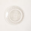 Image of Plato playo de vidrio labrado