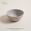 Image of BOWL MONASTIR GRIS BORDE NATURAL 15 CM