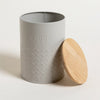 Image of LATA REDONDA TAPA BAMBOO GREY COFFEE 11,5X15,5 CM