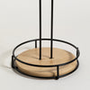 Image of PORTA ROLLO NEGRO BASE BAMBOO 17X32 CM