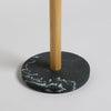 Image of Porta rollo de bamboo black marble