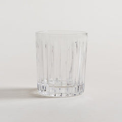 Set x 4 vasos de whisky y botellón de vidrio