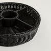 Image of Copetinera de pp trenzado negro