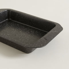 Molde de acero negro granito profundo