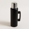 Image of TERMO CAMPING DE ACERO INOXIDABLE NEGRO CON ASA ABATIBLE 1500 ML