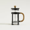 Image of CAFETERA CON EMBOLO NEGRA Y BAMBOO 1000 ML