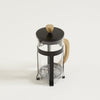 Image of CAFETERA CON EMBOLO NEGRA Y BAMBOO 1000 ML