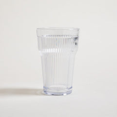 Vaso de acrílico linea galata transparente