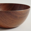 Image of BOWL REDONDO DE PP SIMIL MADERA NOGAL 29,5X11,5 CM