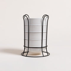 Set x 4 bowls lines en rack 450 ml