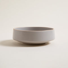 BOWL TOZEUR GRIS CON BORDE NATURAL 15 CM