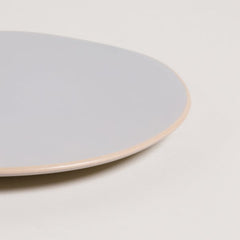 Plato playo monastir neo gris borde natural 27 cm