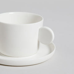 TAZA Y PLATO CAPRI 100 ML