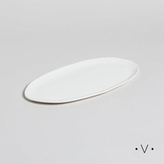 Bandeja plana línea capri blanca - varias medidas.