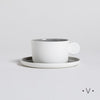 Image of Taza y plato linea capri grey - 200 ml